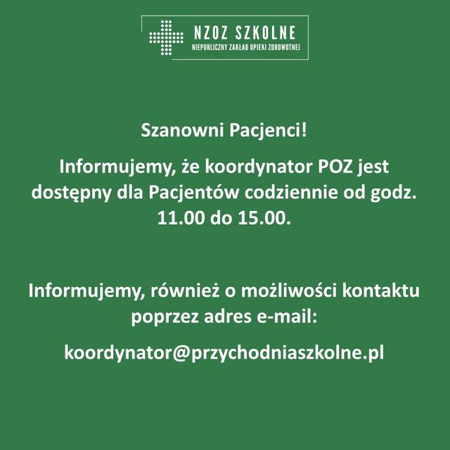 infografika koordynator poz