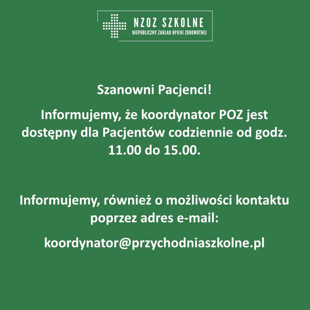 infografika koordynator poz